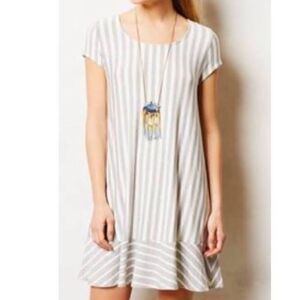 PUELLA BY ANTHROPOLOGIE STRIPE SWING DRESS SZ XS
